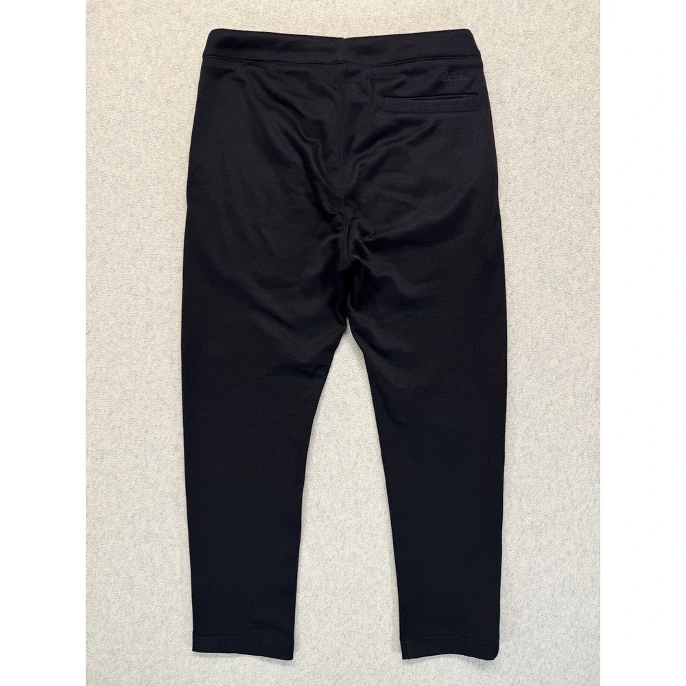 Rapha Transfer Trousers Mens XS Black Wool Blend‎ Commuter Pants Cropped